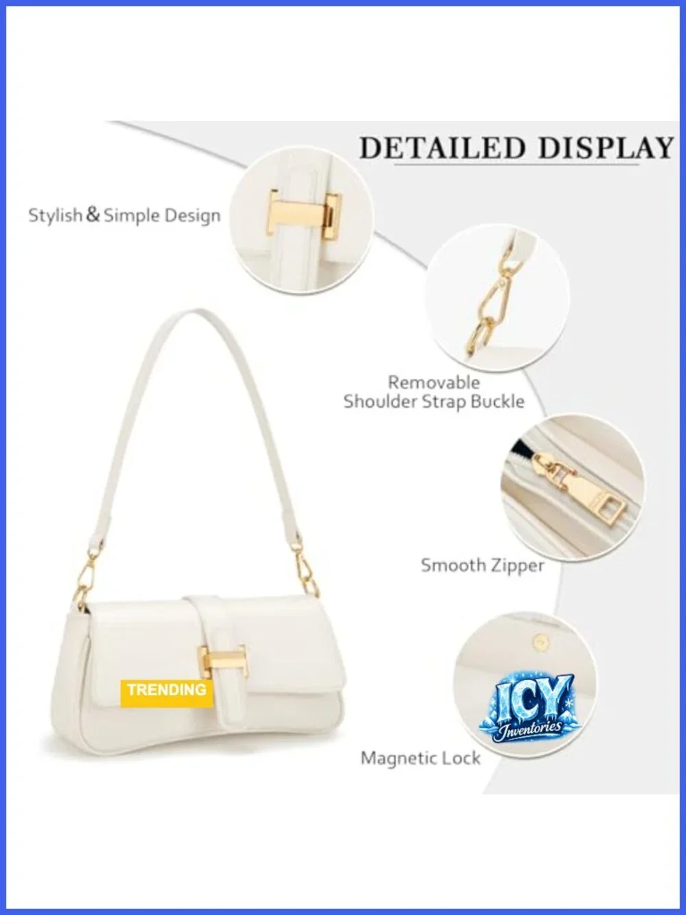 Small Hobo Handbag Vegan Leather Crossbody Purse with Chain Strap